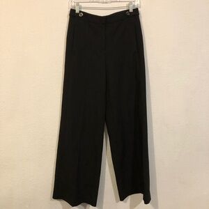 Ann Taylor Black Wide Leg Dress Pants
